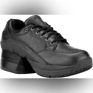 Z-Coil Men's Black Leather Athletic Shoes